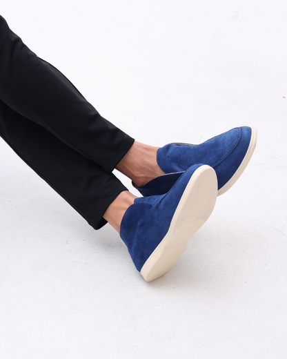 Old Money Style High Suede Loafers