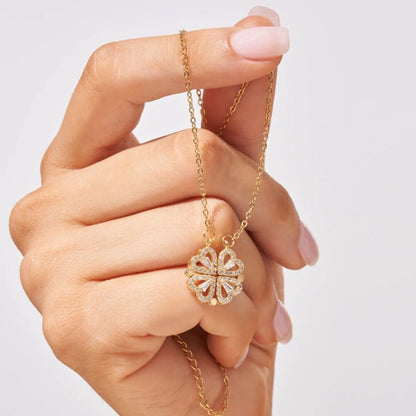 Lucky Clover Hearts Valentine 💝 Necklace