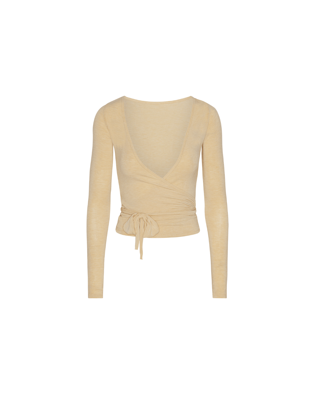 Wrap Blouse - Beige