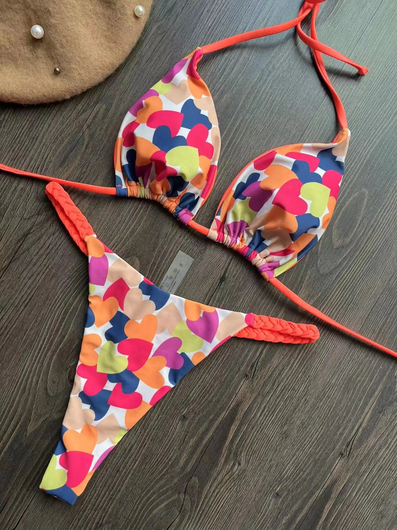 Triangle Bikini Print