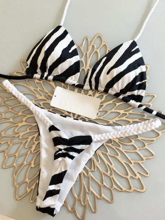 Triangle Bikini Print