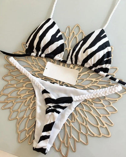 Triangle Bikini Print
