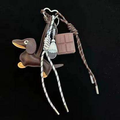 Bagcharm Keychain Handbag Hanging Ornament Keyring Accessories