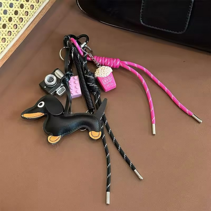 Bagcharm Keychain Handbag Hanging Ornament Keyring Accessories