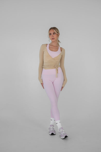 Wrap Blouse - Beige