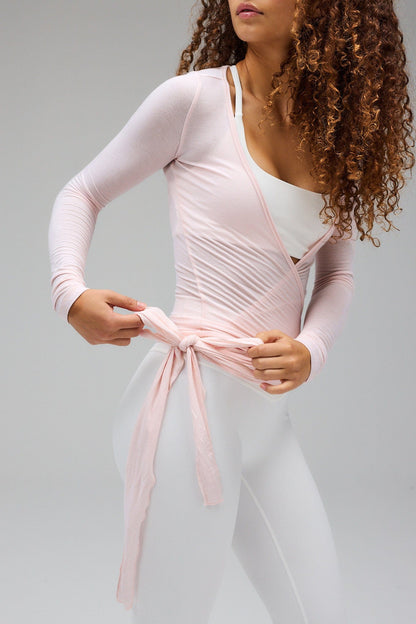 Wrap Blouse - Soft Pink