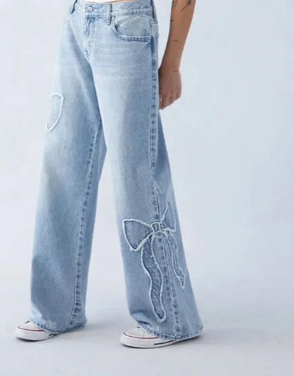 Ella Bow Denim Jeans