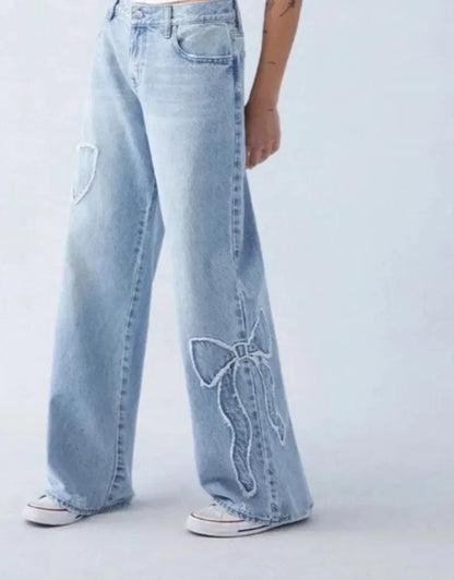 Ella Bow Denim Jeans