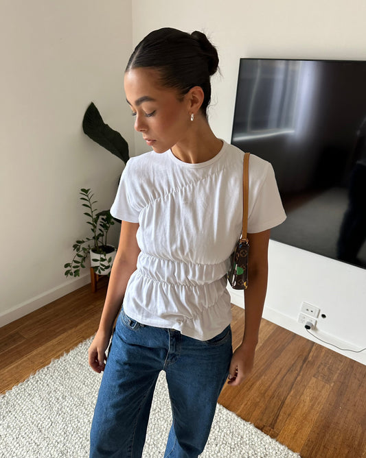 Sydney - Scrunched T-shirt 1+1 FREE
