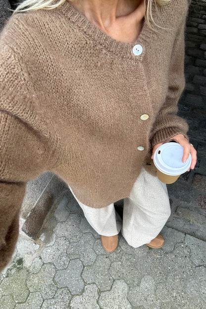 Knitted Vest - Brownie