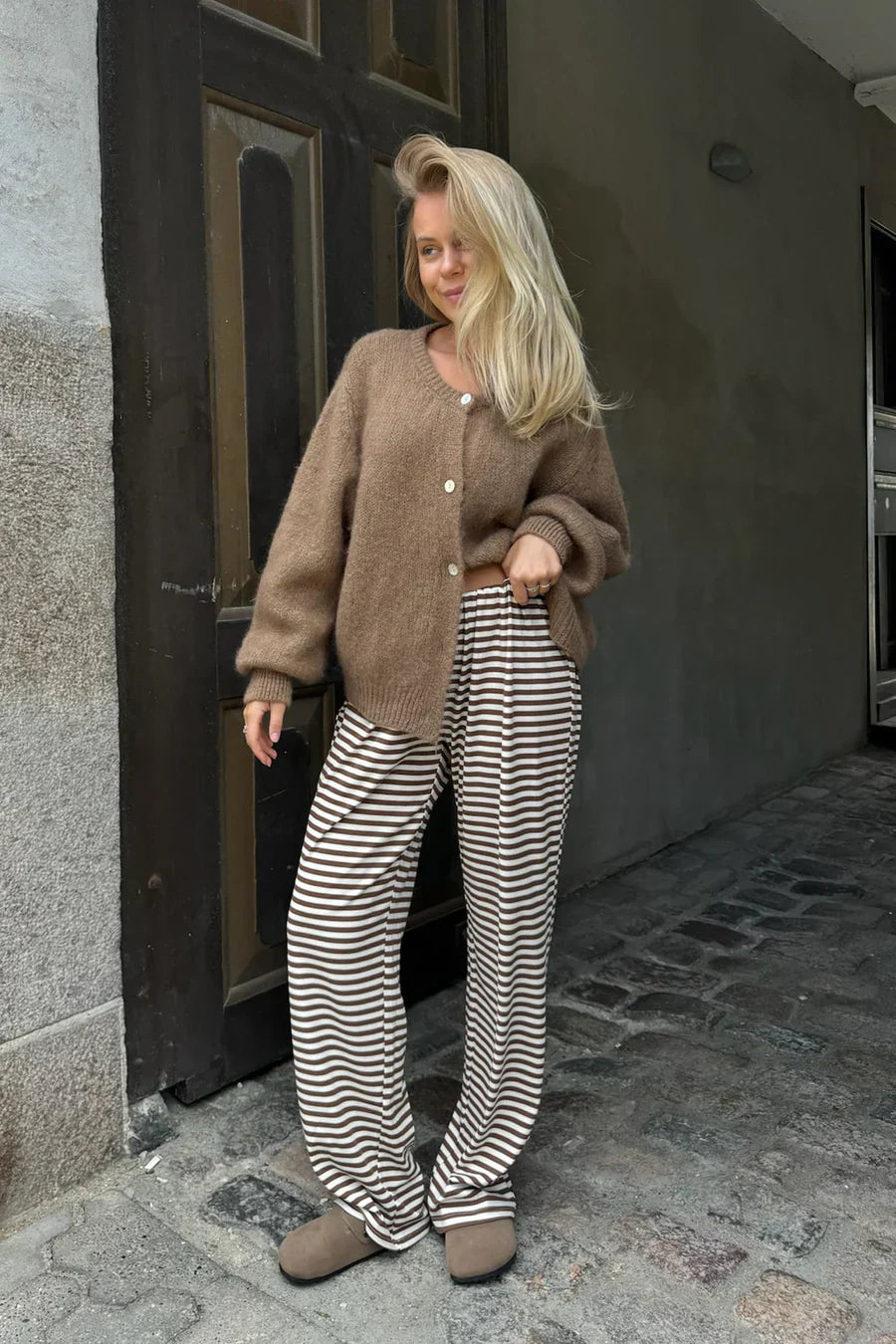 Knitted Vest - Brownie