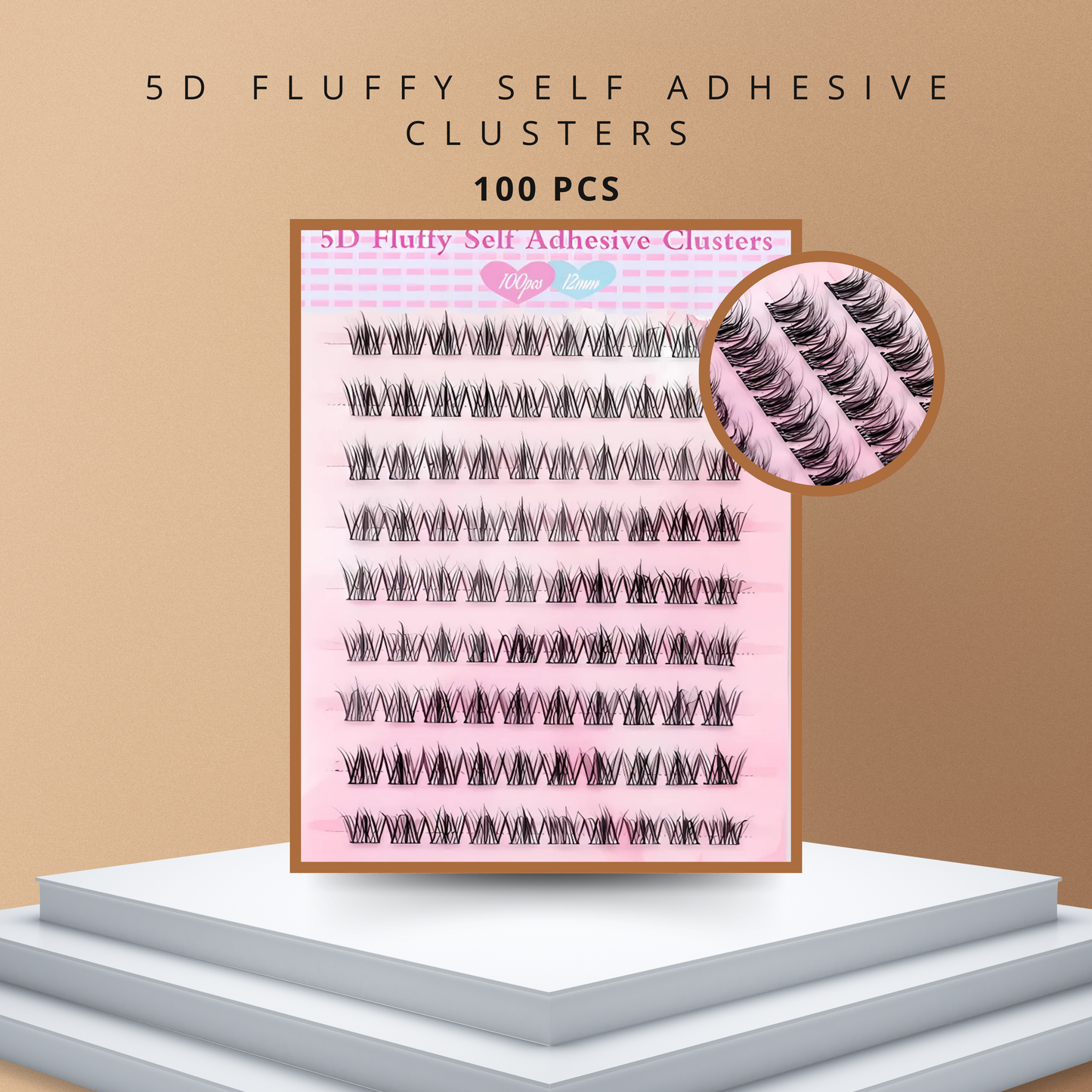 Press-on Lashes No Glue Needed! Self Adhesive!