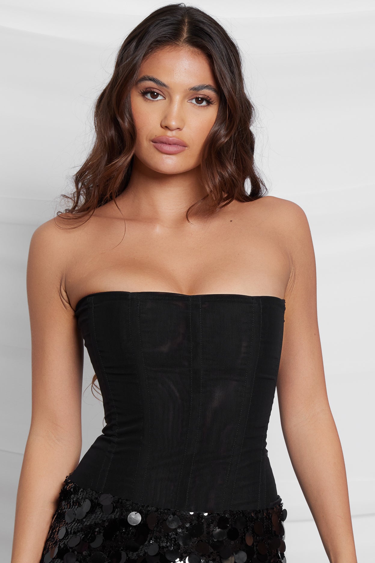 Mesh Corset Top