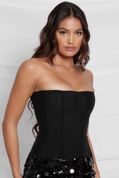 Mesh Corset Top