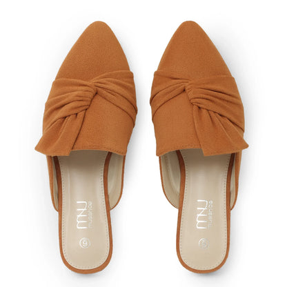 Selah Pointed-Toe Mules | Casual & Comfortable Half Slippers for Women
