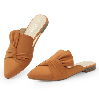 Selah Pointed-Toe Mules | Casual & Comfortable Half Slippers for Women