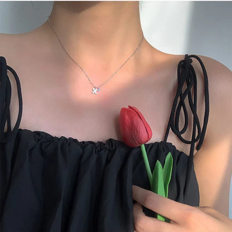 Initial Necklace Bling