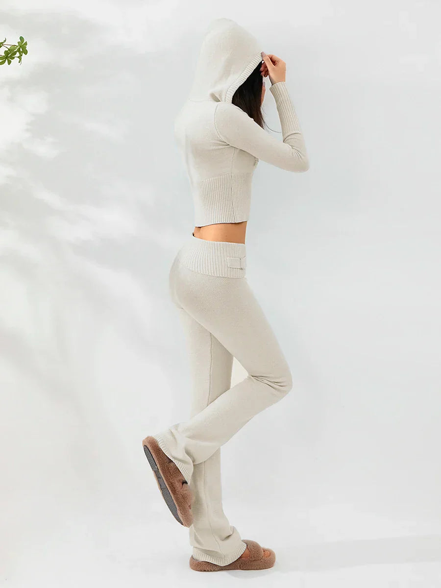 Cozy Ribbed Knit Lounge Set