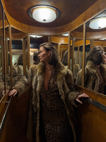 Savanna Leopard Maxi Dress