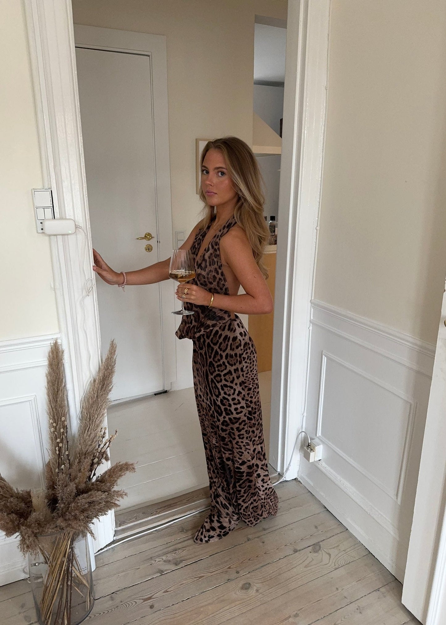 Savanna Leopard Maxi Dress