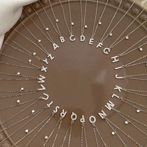 Initial Necklace Bling