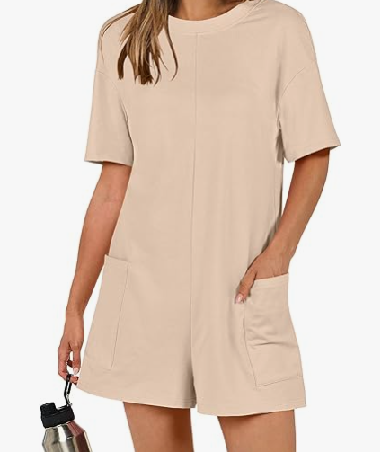 Sharon Oversized Shirt Romper