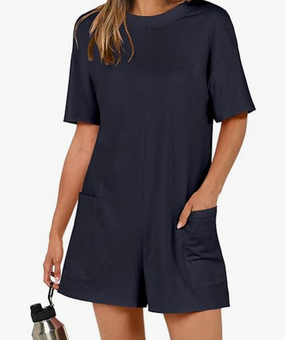 Sharon Oversized Shirt Romper