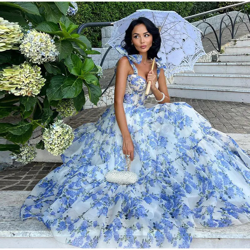 Hydrangea Floral Dress Spring Musthave