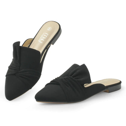Selah Pointed-Toe Mules | Casual & Comfortable Half Slippers for Women