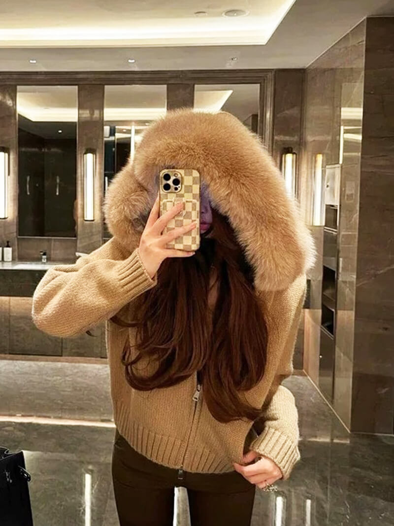 Alison Faux Fur Hoodie