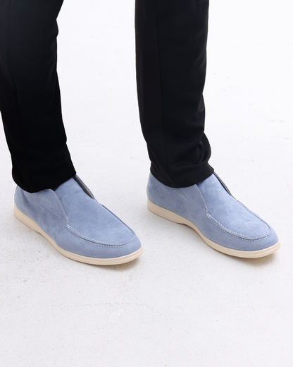Old Money Style High Suede Loafers