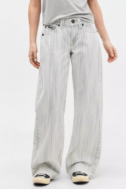 Vero Striped Jeans – Sleek & Stylish in Gray