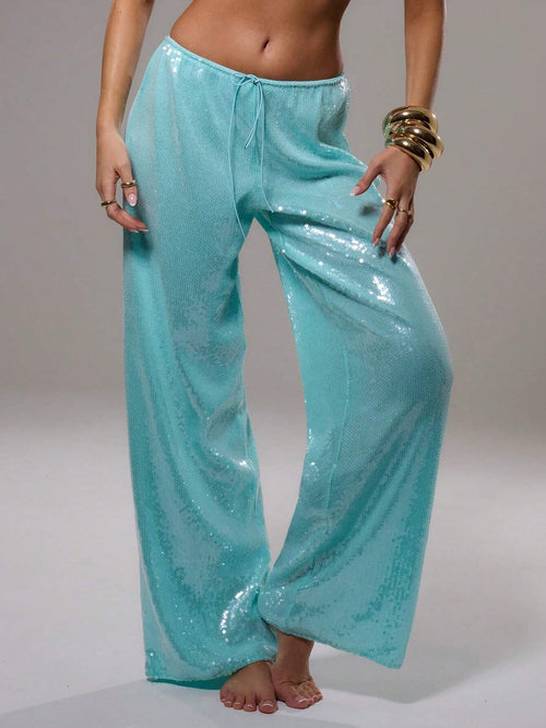 Veyla Glimmer Sequin Pants