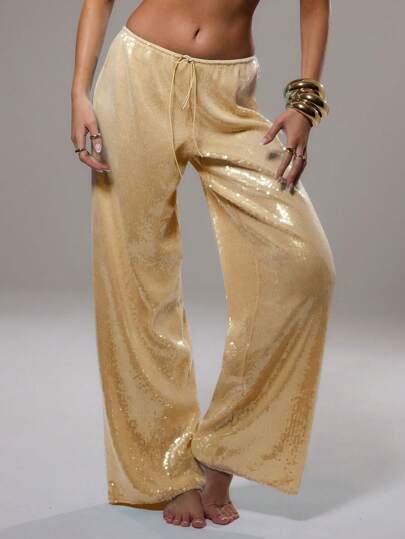 Veyla Glimmer Sequin Pants