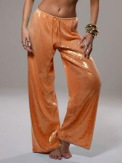 Veyla Glimmer Sequin Pants