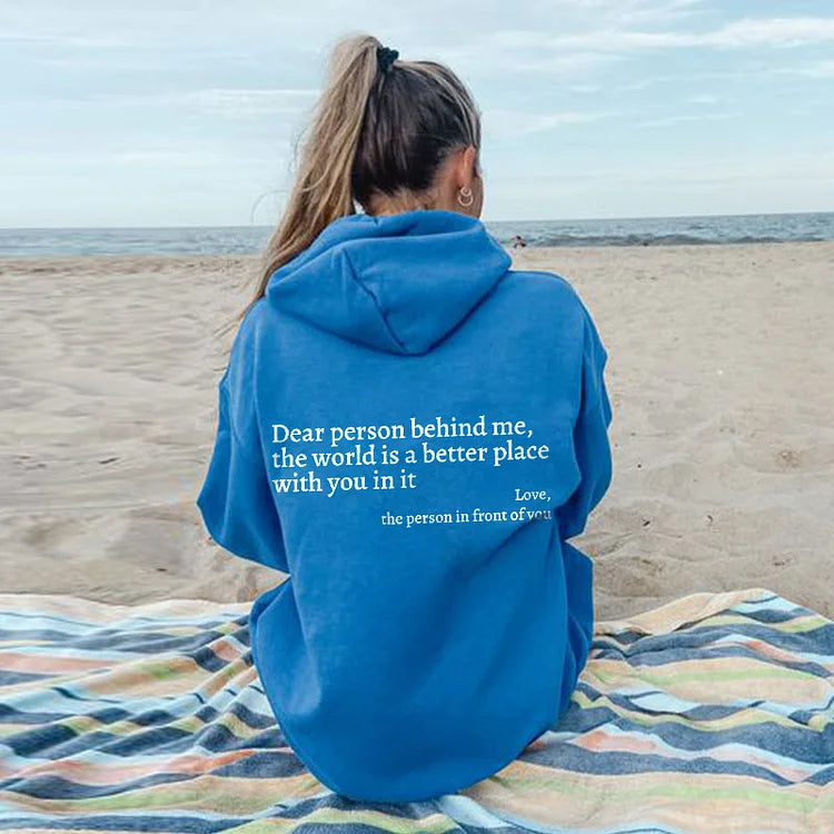 1+1 FREE Dear Person Behind Me (You are enough) Hoodie