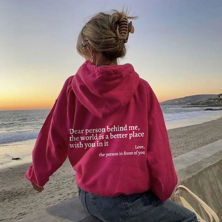 1+1 FREE Dear Person Behind Me (You are enough) Hoodie