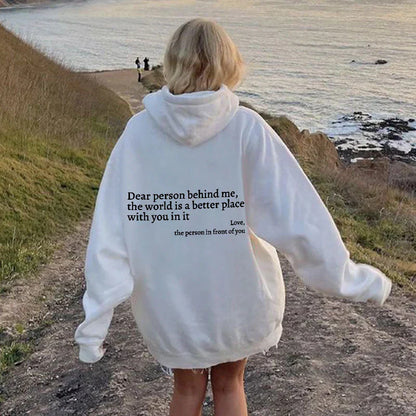 1+1 FREE Dear Person Behind Me (You are enough) Hoodie
