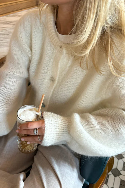 Knitted Vest - White