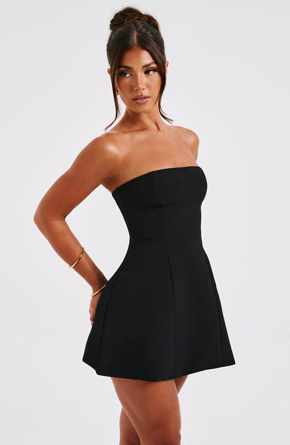 Alyssa Mini Dress - Black