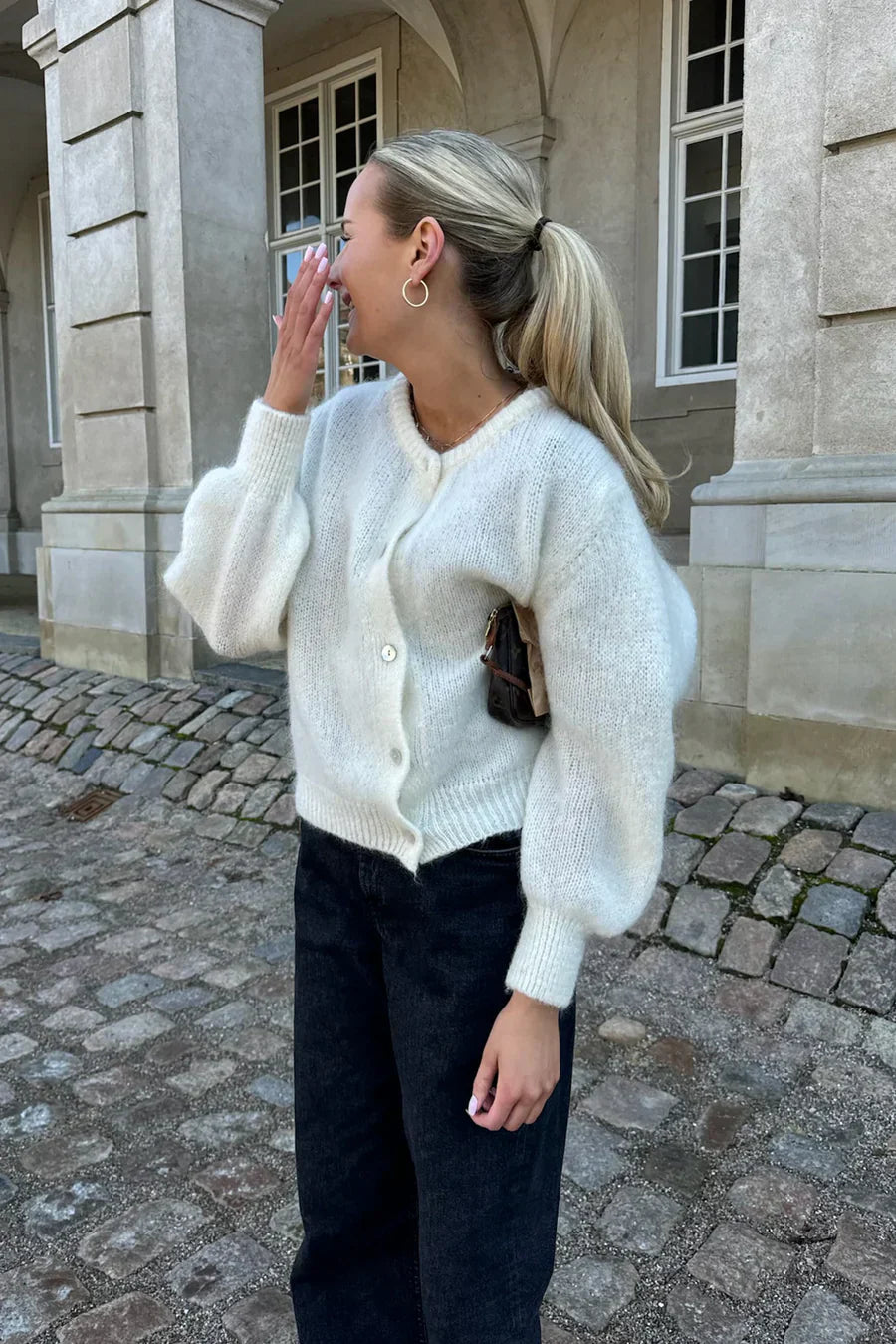 Knitted Vest - White