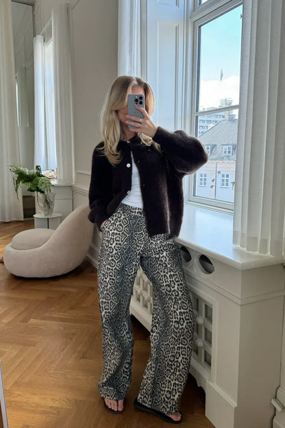 Knitted Vest - Darker Brown