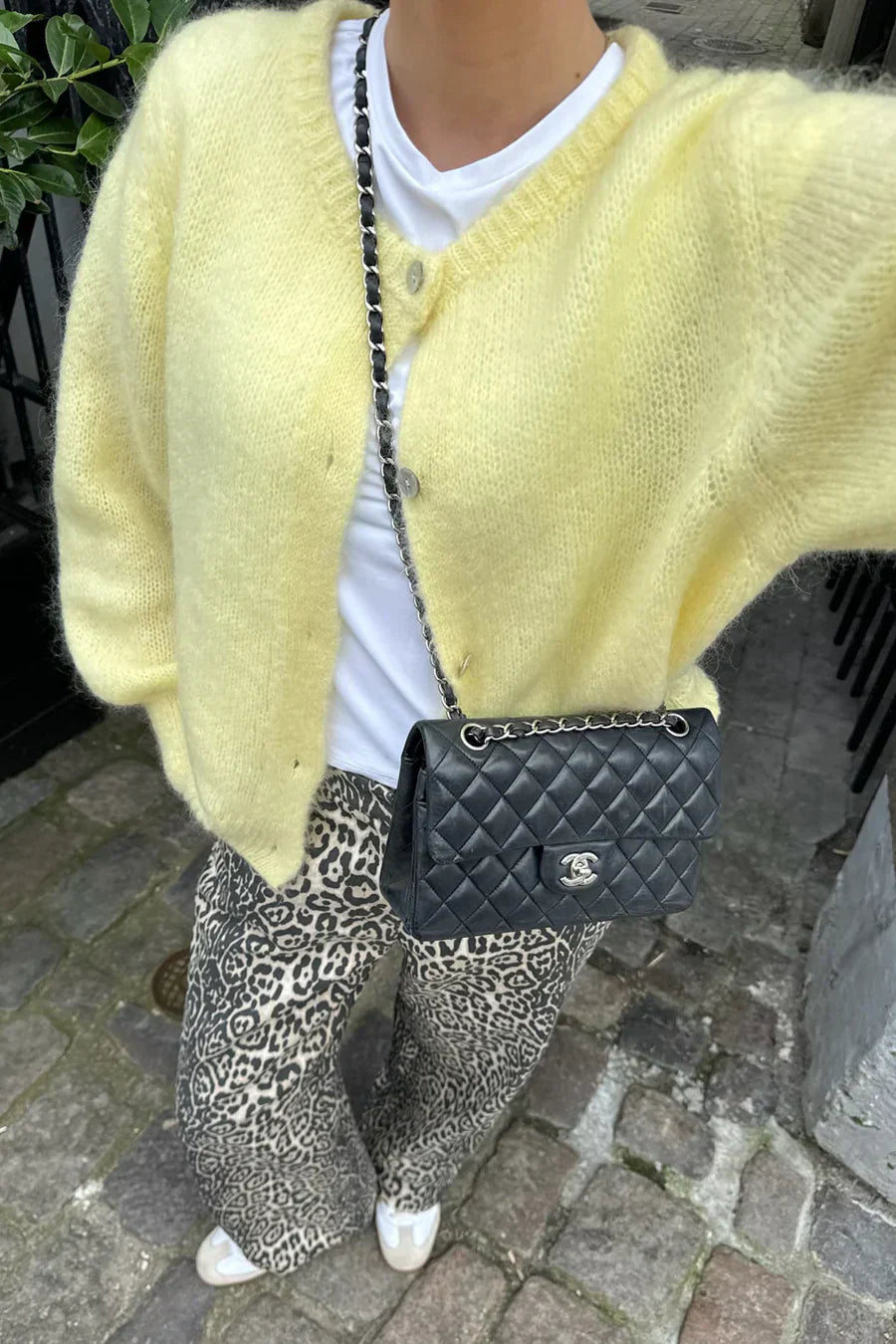 Knitted Vest - Yellow