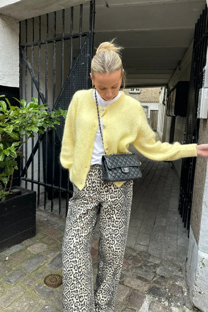 Knitted Vest - Yellow