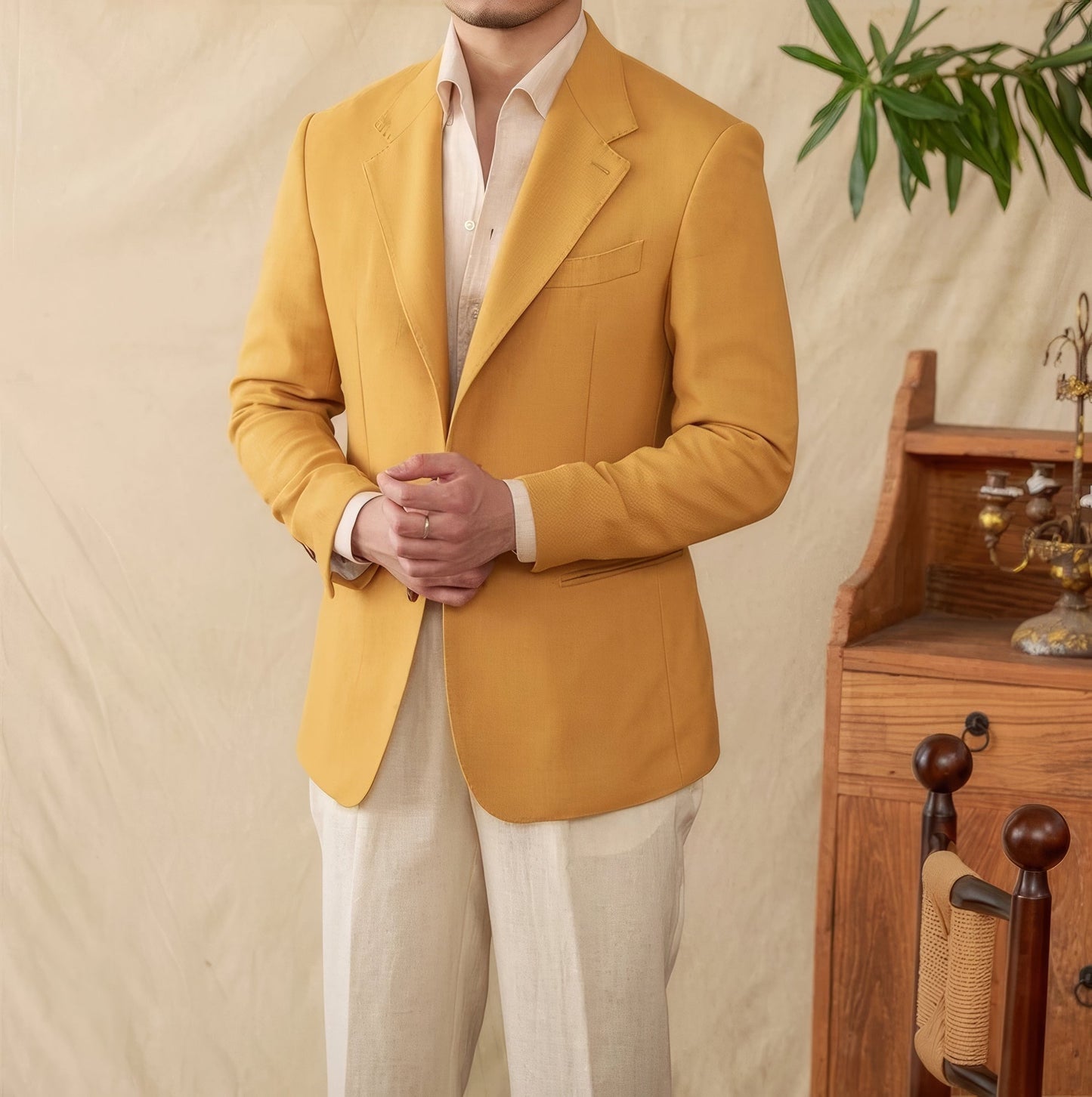 Matteo Linen Tencel Blend Suit Jacket