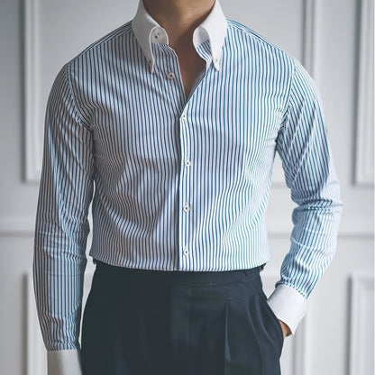 Marcello Slim Fit Stripe Shirt