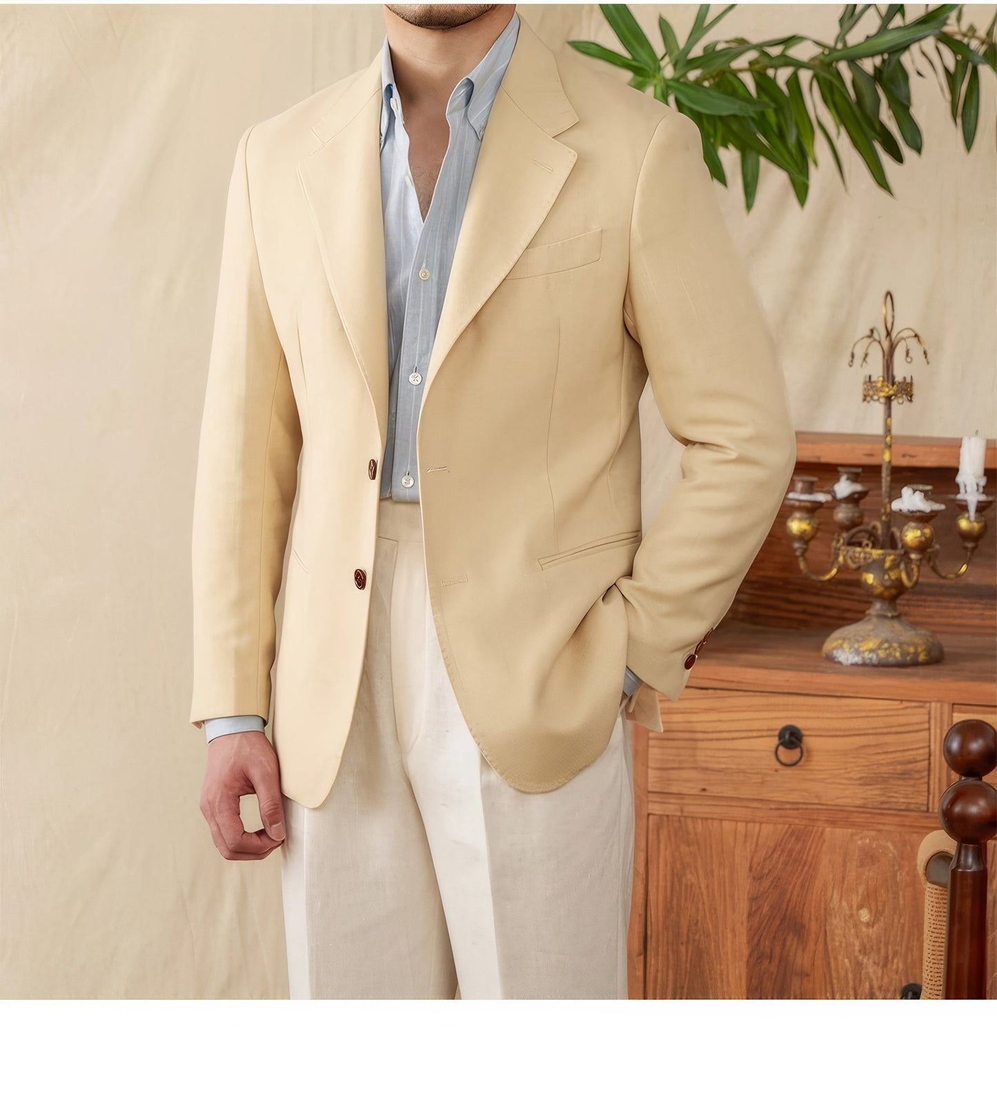 Matteo Linen Tencel Blend Suit Jacket