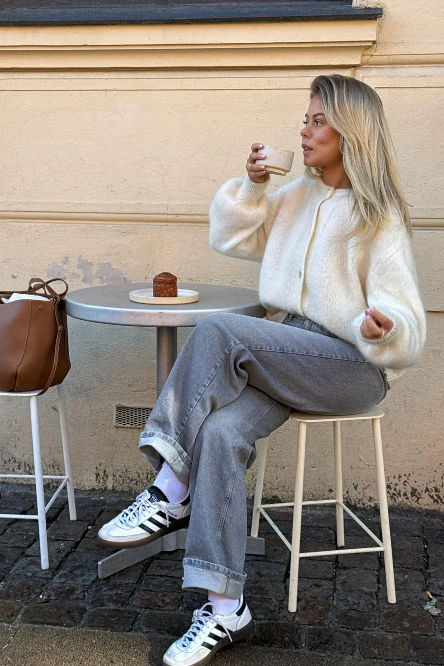 Knitted Vest - White