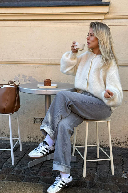 Knitted Vest - White