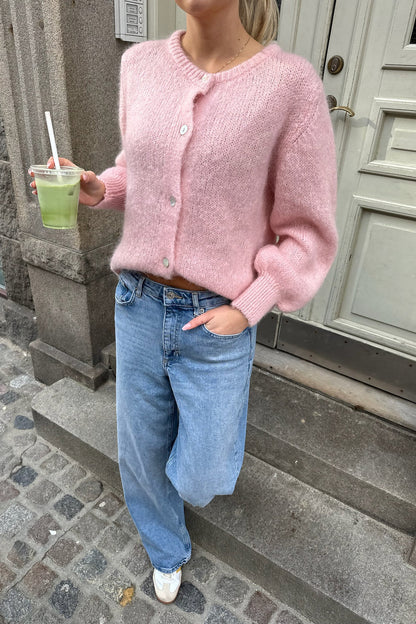 Knitted Vest - Baby Pink